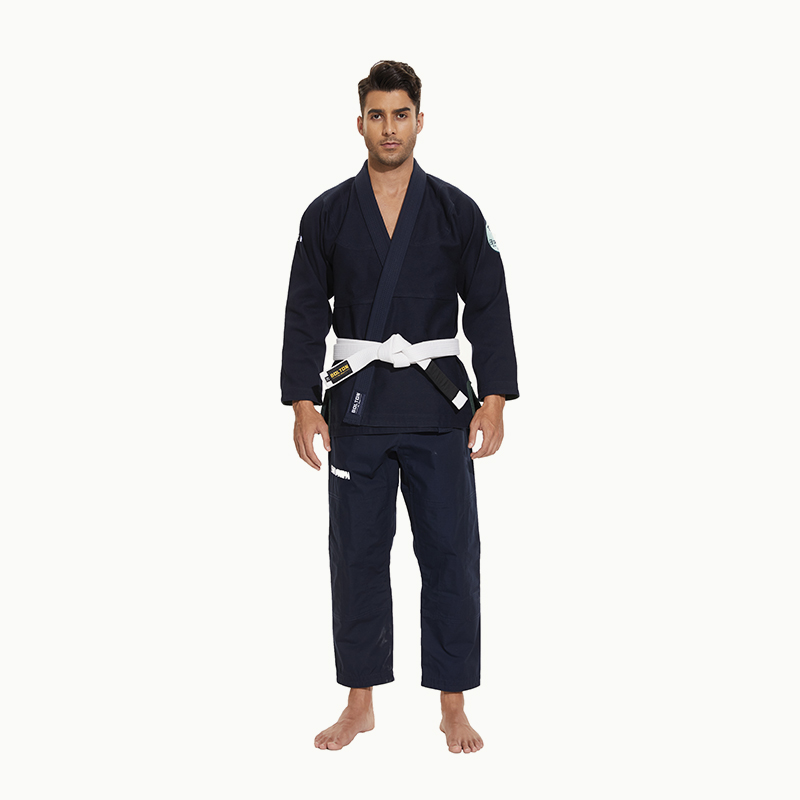 Fabriksdirekt grossist användarvänlig svart enhetlig judo-gi judo gi brasiliansk jiu jitsu gi med andningsbart tyg